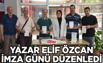 Yazar Elif Özcan imza günü düzenledi