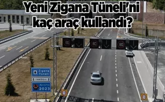 Yeni Zigana Tüneli’ni kaç araç kullandı?