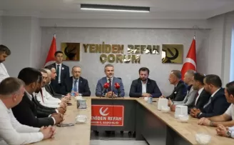 Yeniden Refah Partili Kılıç, Çorum’da seçim startı verdi: