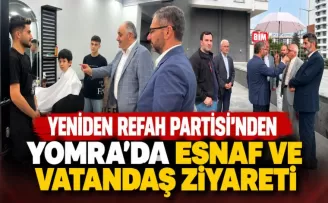 Yeniden Refah Partisi’nden  Yomra’da Esnaf ve Vatandaş Ziyati