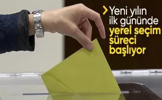 Yerel seçim süreci bugün başlıyor