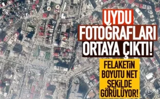Yıkım uydudan göründü! Şok fotoğraflar