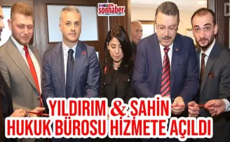 Yıldırım & Şahin Hukuk Bürosu hizmete açıldı
