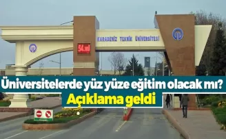 YÖK'ten yüz yüze eğitim açıklaması... Üniversiteler açılacak mı