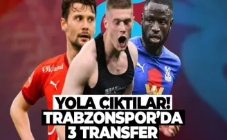 Yola çıktılar! Trabzonspor'da 3 transfer...