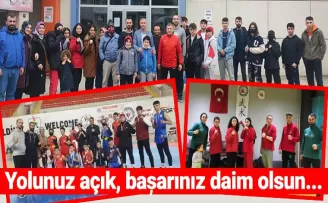 Yolunuz açık, başarınız daim olsun...