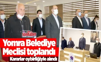 Yomra Belediye Meclisi toplandı 