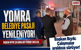 YOMRA BELEDİYESİ PASAJI YENİLENİYOR!