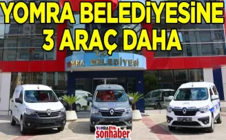 YOMRA BELEDİYESİNE 3 ARAÇ DAHA