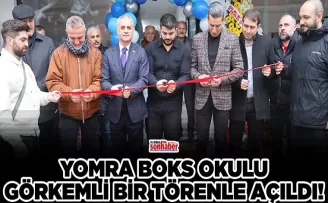 Yomra Boks Okulu Açıldı
