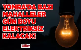 Yomra’da Bazı Mahalleler Gün Boyu Elektriksiz Kalacak