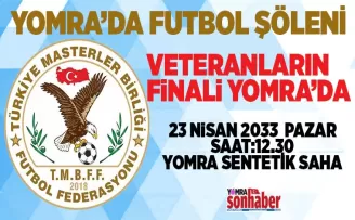 Yomra’da futbol şöleni.. Veteranların finali Yomra’da