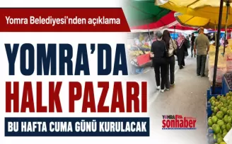 Yomra’da Halk Pazarı Bu Hafta Cuma Günü Kurulacak