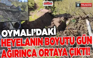 Yomra’da Heyelanın Boyutu Gün Ağarınca Ortaya Çıktı