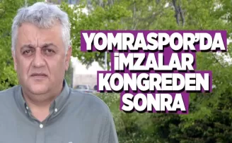 Yomra’da imzalar  kongreden sonra