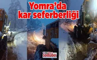 Yomra’da kar seferberliği