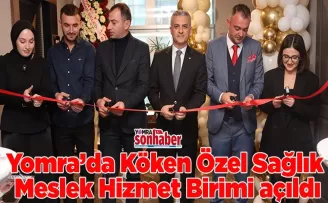 Yomra’da Köken Özel Sağlık  Meslek Hizmet Birimi açıldı
