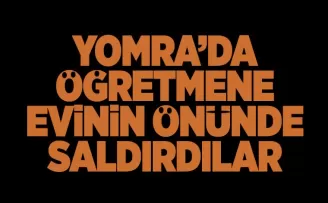 Yomra'da öğretmene evinin önünde saldırı