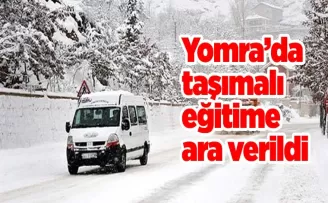 Yomra’da taşımalı eğitime tatil