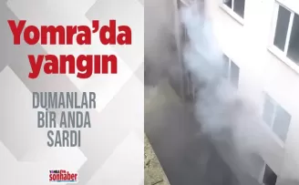 Yomra’da yangın
