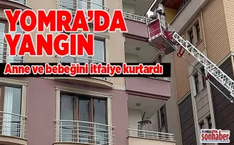 Yomra’da yangın
