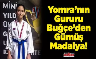 Yomra’nın Gururu Buğçe’den Gümüş Madalya