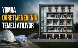 Yomra Öğretmenevi’nin temeli atılıyor