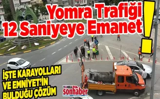 Yomra Trafiği 12 Saniyeye Emanet!