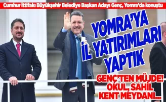 YOMRA’YA İL YATIRIMLARI YAPTIK