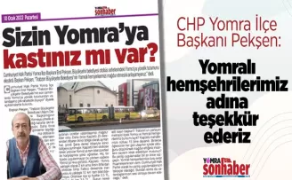 Yomralı Hemşehrilerimiz Adına Teşekkür Ederiz..