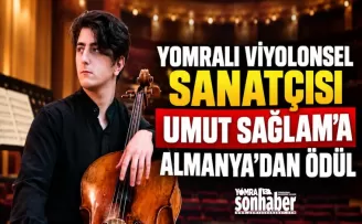 Yomralı Viyolonsel Sanatçısı  Umut Sağlam’a Almanya’dan Ödül