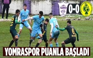 Yomraspor 1 puanla başladı...