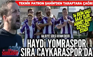 Yomraspor, Çaykaraspor Deplasmanında Galibiyet Peşinde!