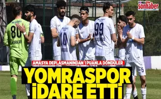 Yomraspor  idare etti 1-1