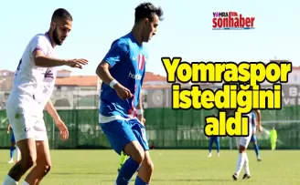 Yomraspor  istediğini aldı 