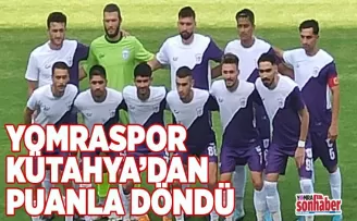 Yomraspor Kütahya'yı elinden kaçırdı: 2-2