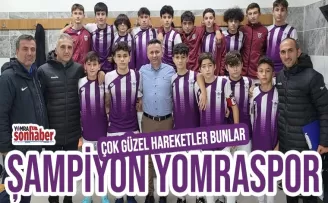 YOMRASPOR ŞAMPİYON