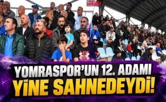 YOMRASPOR’UN 12. ADAMI  YİNE SAHNEDEYDİ!