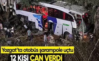 Yozgat’ta yolcu otobüsü şarampole devrildi: 12 kişi hayatını kaybetti