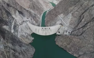 Yusufeli Barajı ve HES’te su yüksekliği 112 metreyi aştı