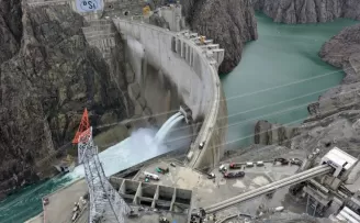 Yusufeli Barajı ve HES’te su yüksekliği 78 metreyi aştı