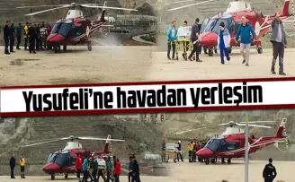 Yusufeli’ne havadan yerleşim