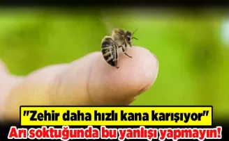 “Zehir daha hızlı kana karışıyor“