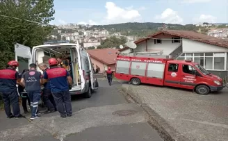 Zonguldak’ta fındık toplarken düşen kadın hastaneye kaldırıldı