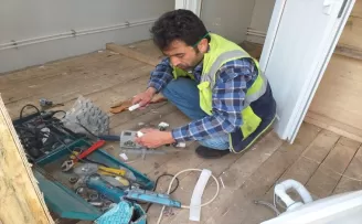 Zonguldak’ta hayırseverler depremzede için konteyner ev üretti