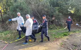 Zonguldak’ta ormanlık alanda yanmış erkek cesedi bulundu