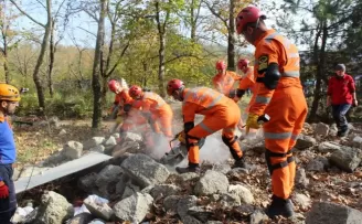 Zonguldak'ta UMKE ekiplerince deprem tatbikatı yapıldı