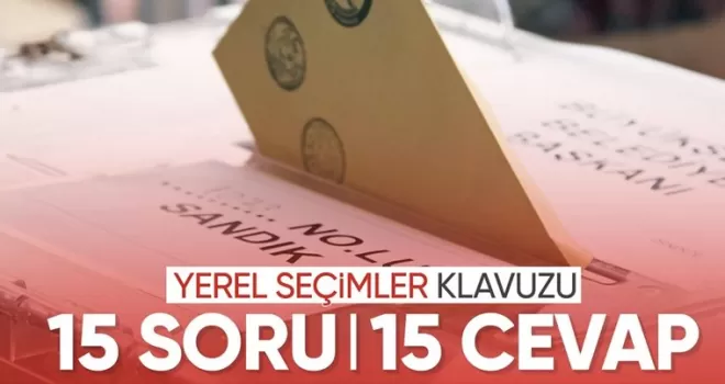 15 soruda yerel seçim!