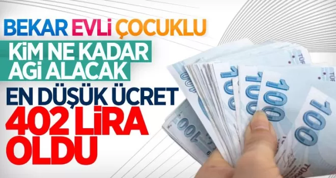2022 AGİ ücretleri belli oldu