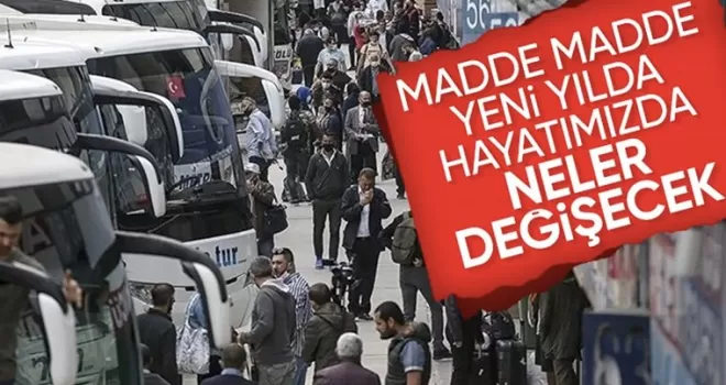 2024 yılına yeniliklerle girdik! İşte o düzenlemeler...